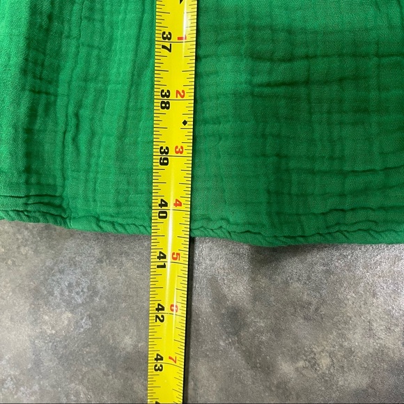 Xirena Rumer Green Spell Gauze Sleeveless Dress Tiered Adjustable Sz S Beach EUC - Picture 12 of 12